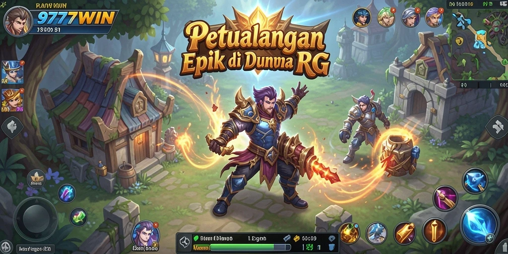 Tampilan screenshot dari gameplay RPG 9777WIN yang menawan.