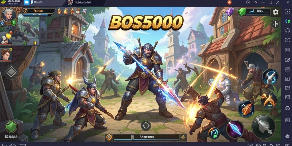 Gameplay mendebarkan di BOS5000 terlihat jelas.