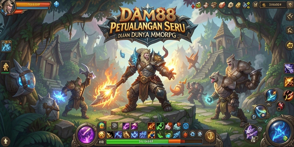 Gameplay seru di dunia petualangan MMORPG DAM88.