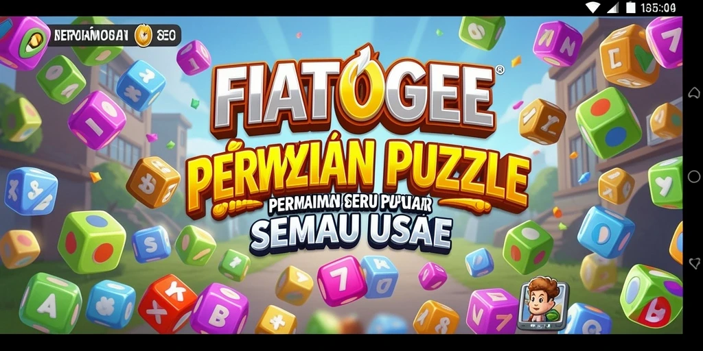 Tangkapan layar utama FIATOGEL menunjukkan gameplay yang menarik dan menantang.