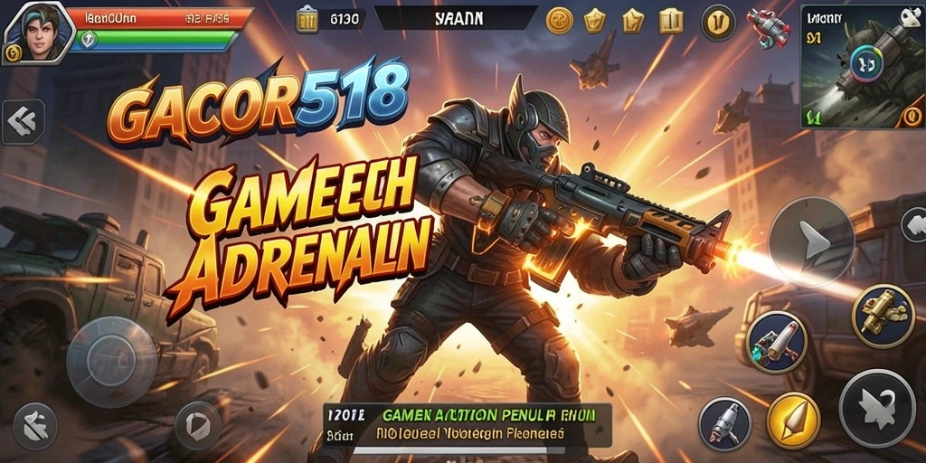 Tampilan gameplay GACOR518 yang penuh aksi dan menegangkan.