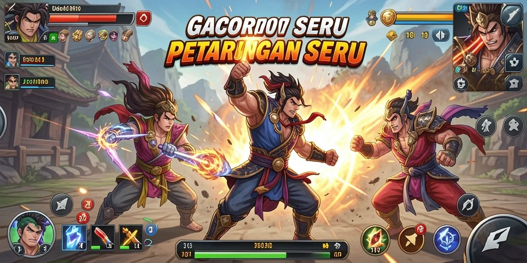 Tampilan pertarungan yang mendebarkan di GACOR77.