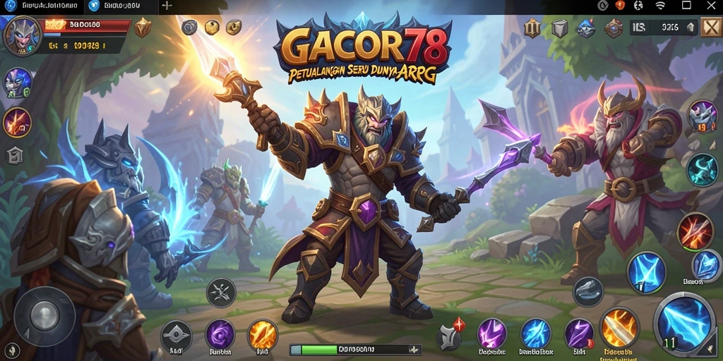 Gameplay seru di dunia fantasi ARPG GACOR78.