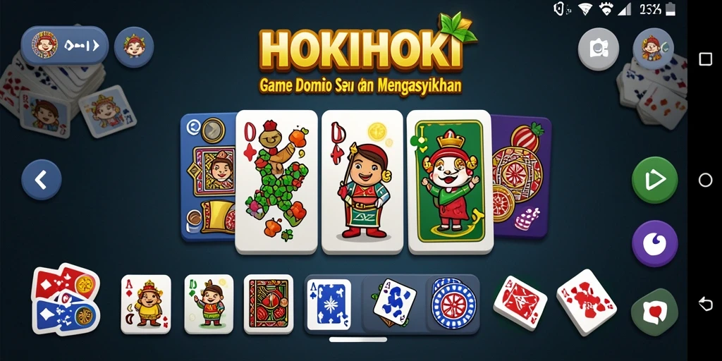 Gameplay seru HOKIHOKI dalam memainkan Domino.