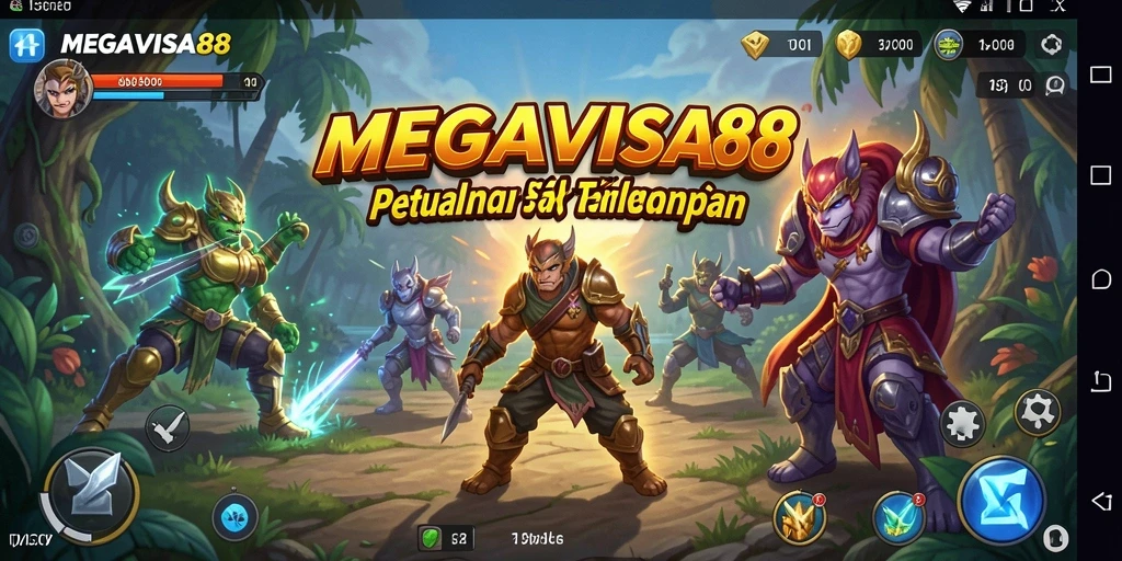 Tampilan menarik dari gameplay seru di MEGAVISA88.