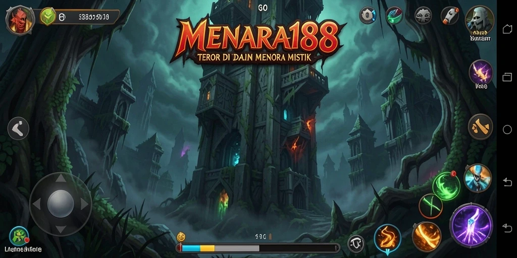 Tampilan gameplay <strong>MENARA188</strong> yang mencekam dan penuh ketegangan.