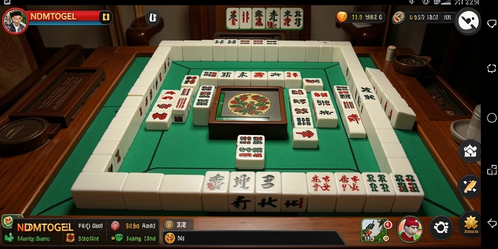 Tampilan gameplay Mahjong NDMTOGEL yang menarik dan seru.