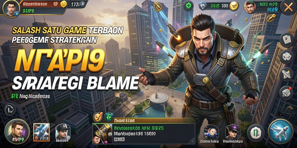 Screenshot SVIP9 menampilkan antarmuka permainan tycoon yang menarik.